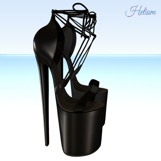 Black Charm Heels