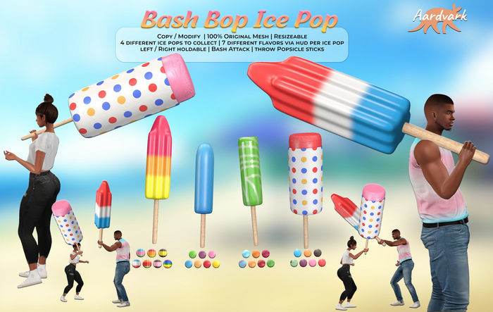 Aardvark : Bash Bop Ice Pop -  FATPACK