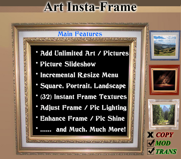 Art Insta-Frame (16x2) v.1 (TM-230708-IF)