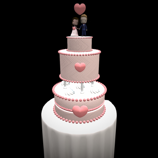 BR - Sweetheart Wedding Cake (giver)