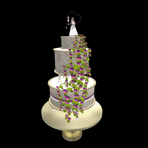 BR - Chocolate Cascade Wedding Cake (giver)