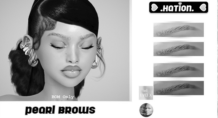.Hation. Pearl BOM Brows DEMO