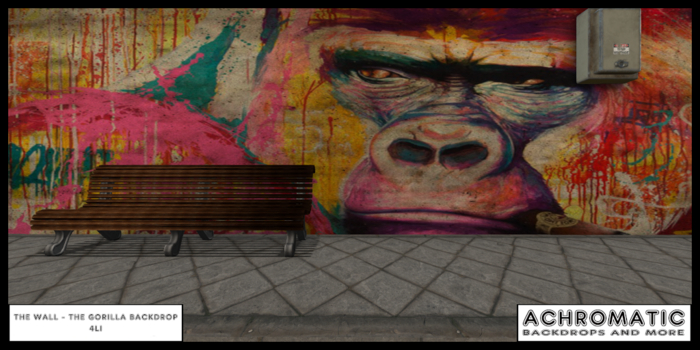 [A] The Wall - Gorilla Backdrop