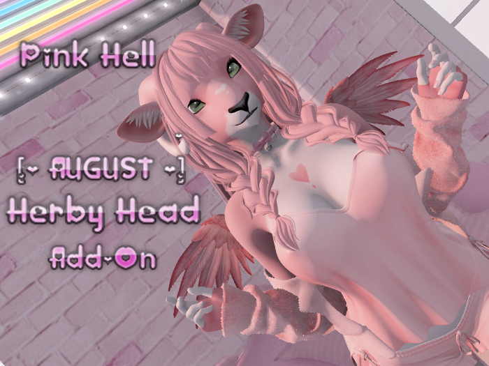 {Neko} Pink Hell [AUGUST] - Herby head (Add-On)