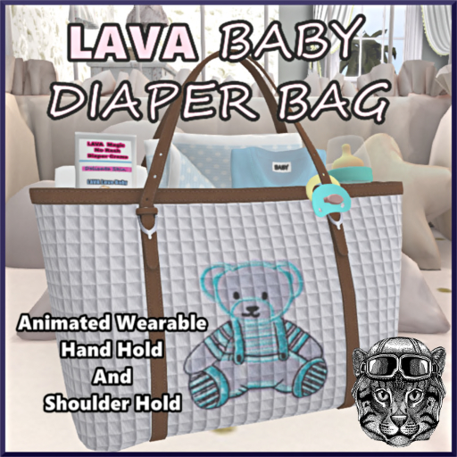 DIAPER BAG TEDDY BOY