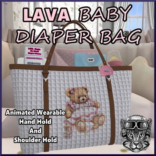 DIAPER BAG TEDDY GIRL