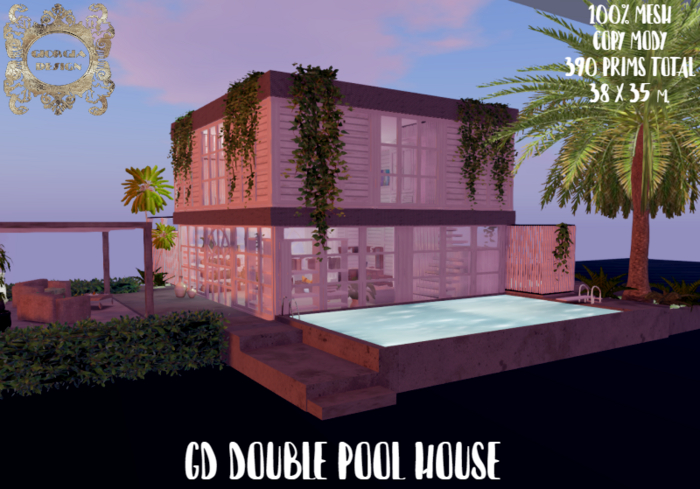 GD DOUBLE POOL HOUSE