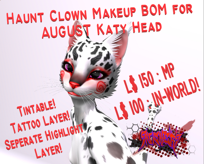 Snickers' Katy Clown BOM Tintable