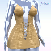 Beige Laced Dress