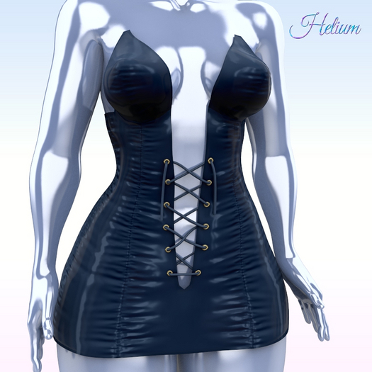 Navy Laced Dress