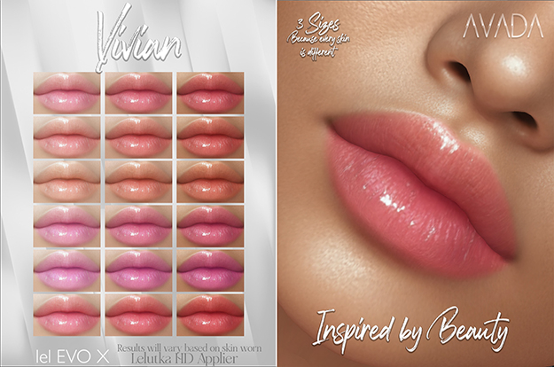 Avada Vivian Lipstick - Lelutka Evo(X)