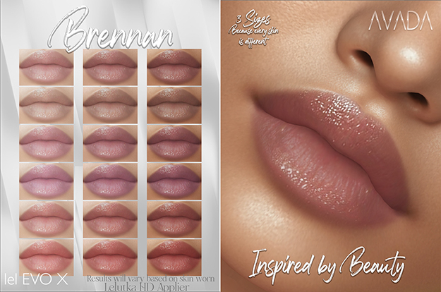 Avada Brennan Lipstick - Lelutka Evo(X)