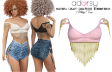 adorsy - Milly Top Pink - Maitreya/Legacy-Nerido/Lara Petite/Reborn-Juicy