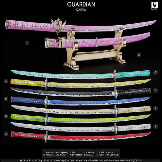 3. BAMSE : Guardian - Teal