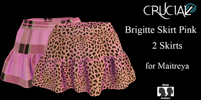 Crucial - Brigitte skirt Pink Box