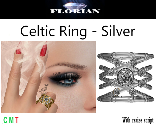 *FLORIAN* Celtic Ring - Silver - Silver