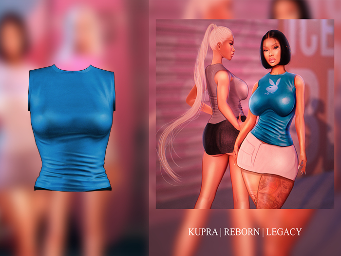 (CURE) Luna Tee - Pool (wear)