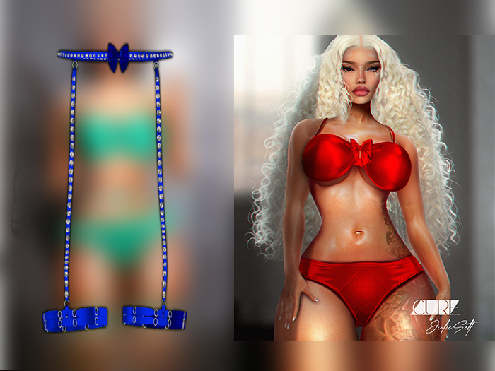 (CURE) Julie Garter - Cobalt (wear)