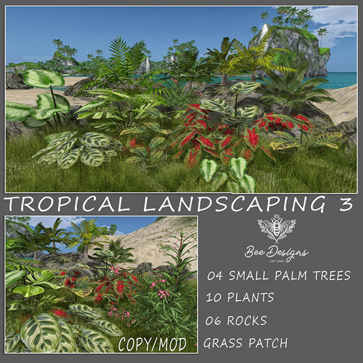 Bee Designs Tropical Landscaping Pack 3