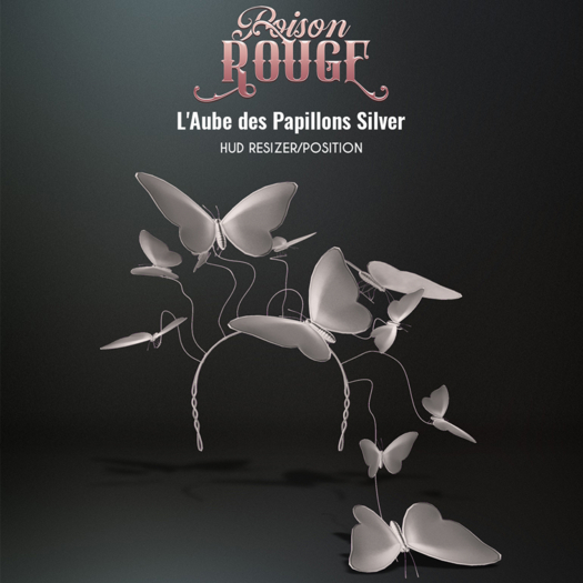 POISON ROUGE L'Aube des Papillons Silver