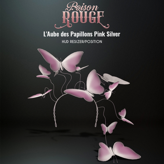 POISON ROUGE L'Aube des Papillons Pink Silver