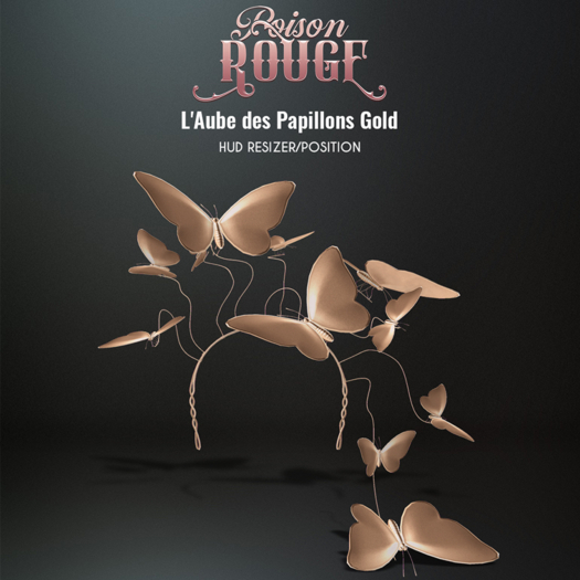 POISON ROUGE L'Aube des Papillons Gold