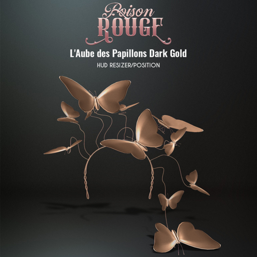 POISON ROUGE L'Aube des Papillons Dark Gold 
