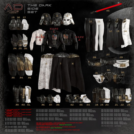 03 RARE TDS Chest & Shirt WhiteGold [AD]