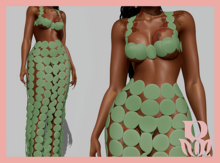 Rosary. Cataleya . Mint