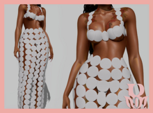 Rosary. Cataleya . White