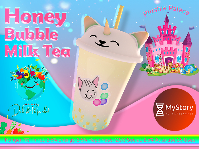 Second Life Marketplace MyStory Honey Bubble Milk Tea