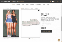 .miss chelsea. Rose Pumps Mint