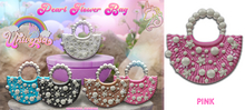 #UNIVERSA - Pearl Flower Bag - PINK