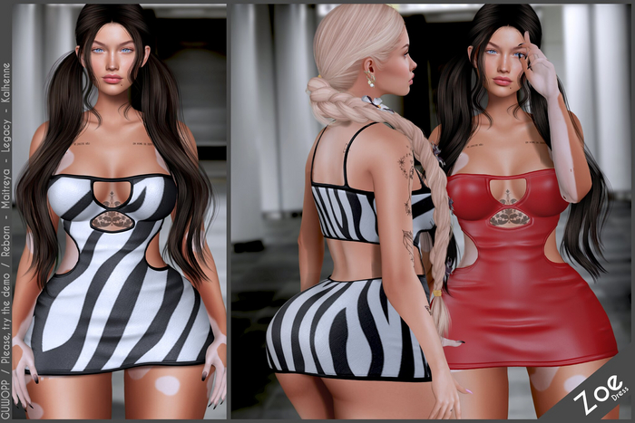 Guwopp - Zoe Dress Zebra
