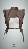 -Pixicat- Lisa Vest (LeatherBrown)