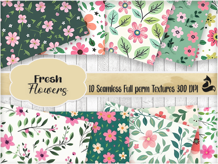FF Fresh flowers Seamless Textures