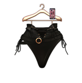 FRANSELA: "Leelu" Shorts Black