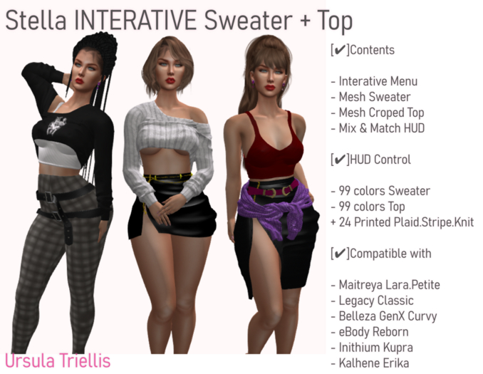 6841 Stella Interative Sweater&Top - [Fatpack]