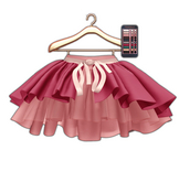 FRANSELA: "Aiana" Skirt Pink