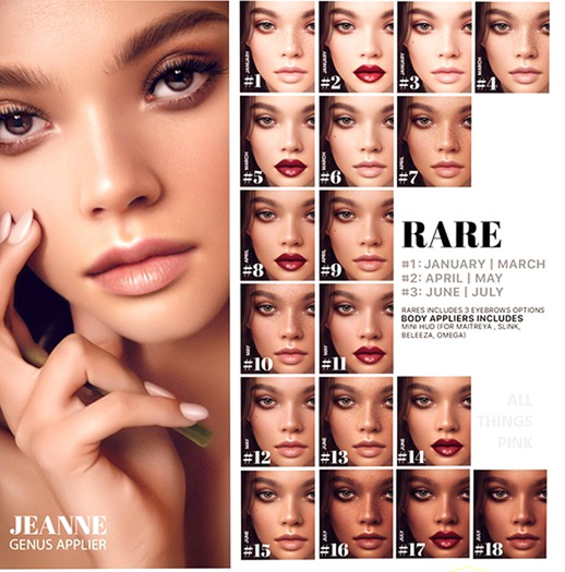 #7  [PUMEC]  -  JEANNE  - APRIL --- GENUS app.