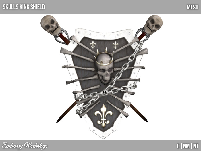 EW - Skulls King Shield