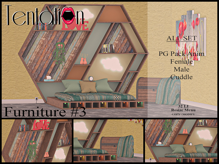 * TentatioN * Furniture #3 PG (Unpacker)