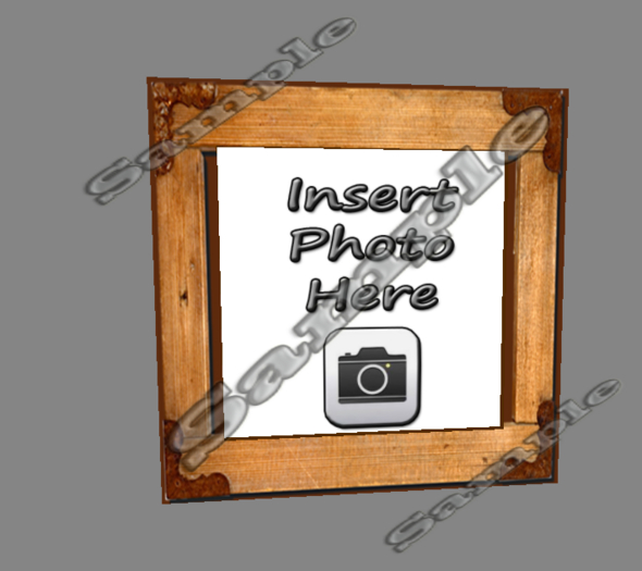 Antiqued Wooden Frame