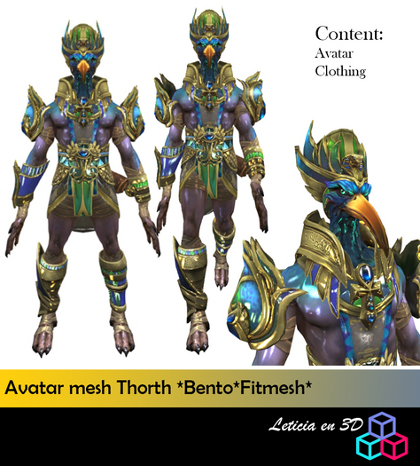 *LE3D* Avatar mesh Thorth