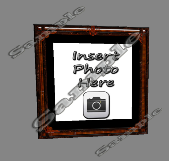 Dark Wooden Frame
