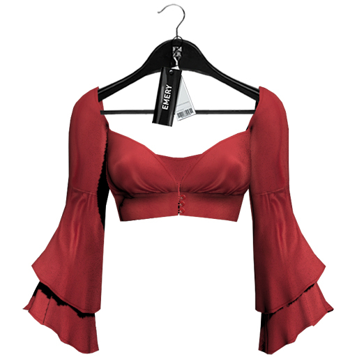 Emery Martin Blouse Red