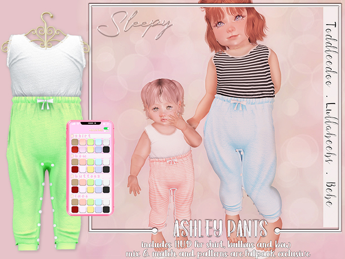 sleepy. ashley pants -mint- 