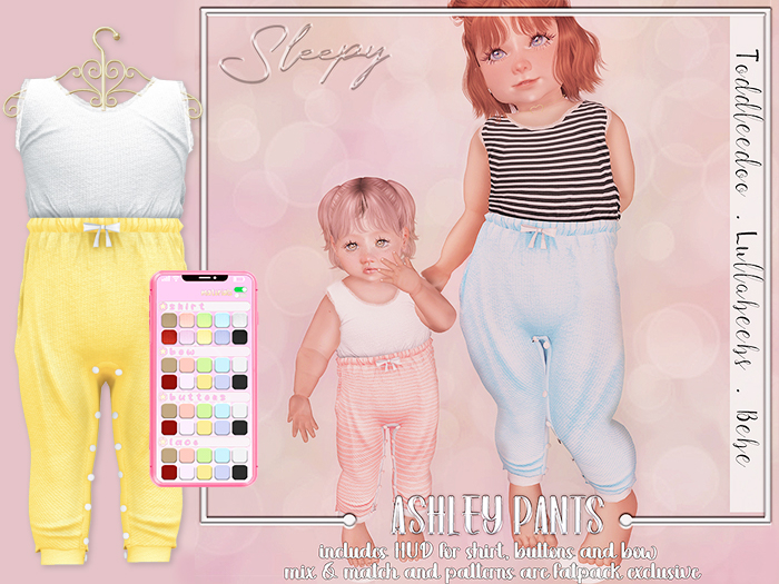 sleepy. ashley pants -yellow-
