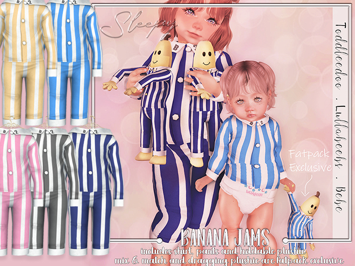 sleepy. banana jams - fatpack- 