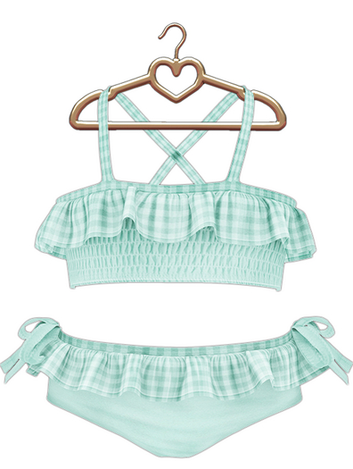{Lula Belle} Ginger Bikini Set - MINT {boxed}